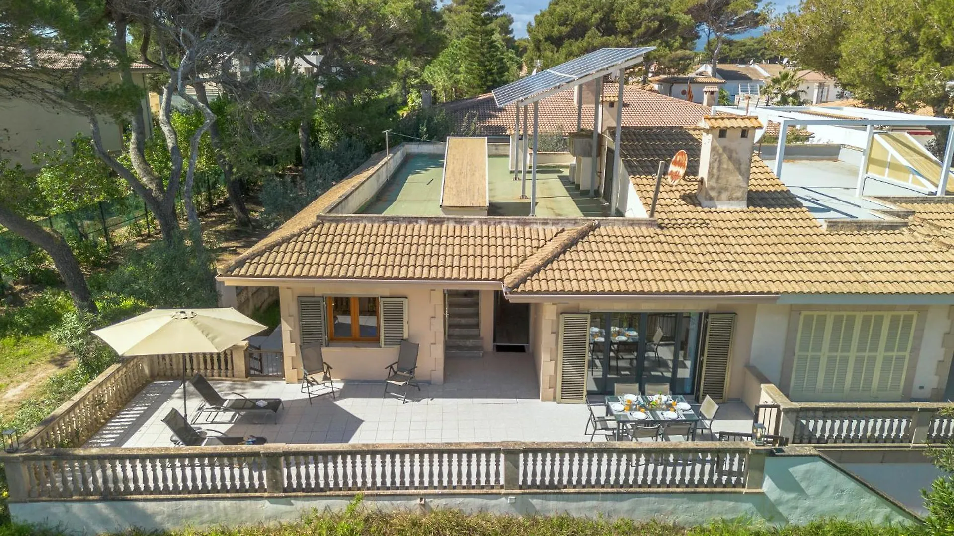 Villa Can Canta Natura Park House At Platja De Muro Beach