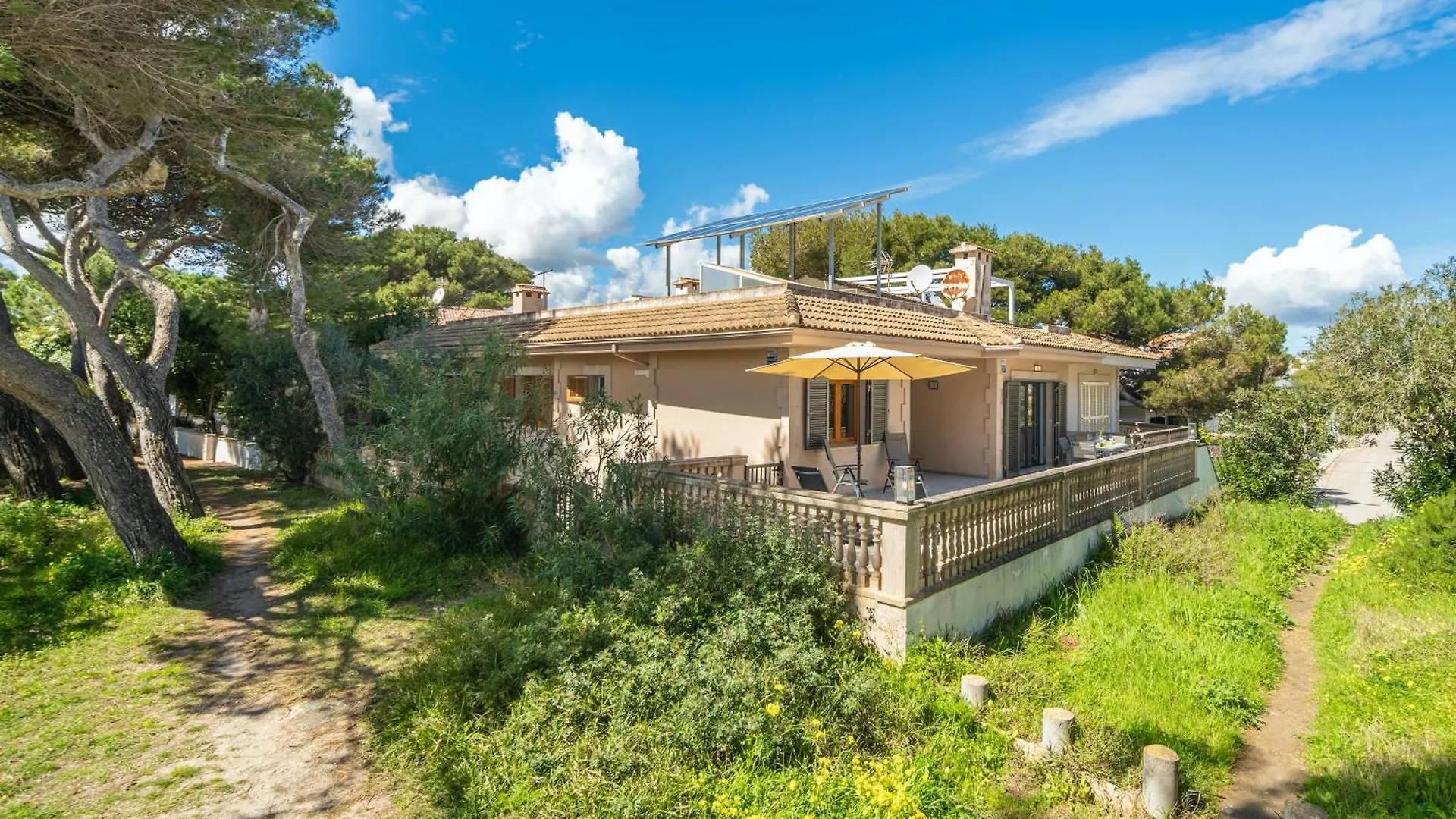 Villa Can Canta Natura Park House At Platja De Muro Beach